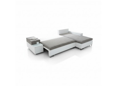 Projekt sofy rozkładanej Narożnikowa kanapa w kształcie litery L Funkcja łóżka włókienniczego Couch Sofas Materiał