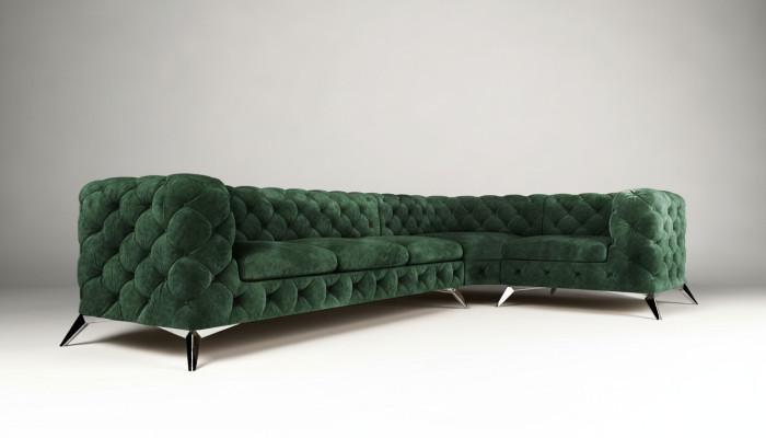 Chesterfield Design Narożnikowa kanapa Sofa Couch Design Couches Podkładka Zestaw narożny