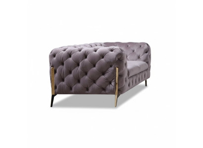 Design Chesterfield Sofa 2-miejsce do siedzenia Sofa Podkładka Włókienniczy Sofy Aksamit Nowa Dwuosobowa