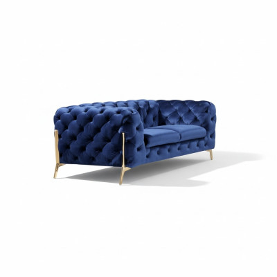Luksusowe 2 miejsce do siedzenia Sofa Podkładka Sofa Skóra Materiał Kanapy Chesterfield Ustawić Nowe