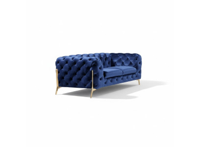Luksusowe 2 miejsce do siedzenia Sofa Podkładka Sofa Skóra Materiał Kanapy Chesterfield Ustawić Nowe