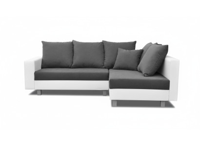Żywy krajobraz Narożnikowa kanapa Sofa w kształcie litery L kanapa Włókienniczy Skóra podnóżek