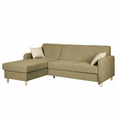 Narożnikowa kanapa Sofa w kształcie litery L Żywy krajobraz Ustawić Podkładkę Design Funkcja łóżka Modern