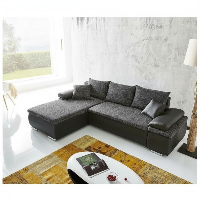 Narożnikowa kanapa Sofa rozkładana w kształcie litery L Podkładka Funkcja łóżka Włókienniczego