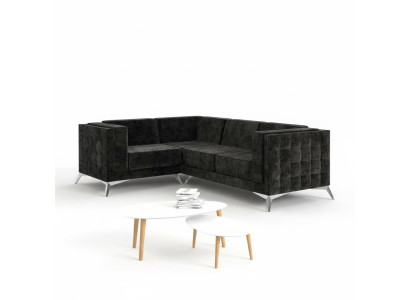 Kanapa w kształcie litery L Żywy krajobraz Narożnikowa kanapa Ustaw Modern Design Sofa Włókienniczy Materiał nowość