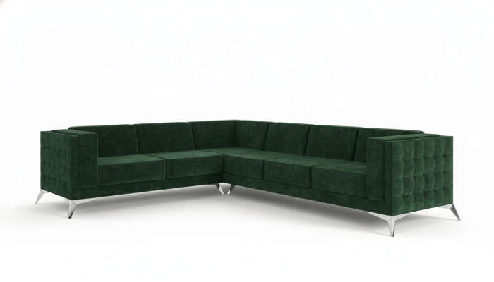 Materiał Kanapa w kształcie litery L Żywy krajobraz Narożnikowa kanapa Ustawić Design Nowoczesna Sofa Nowość