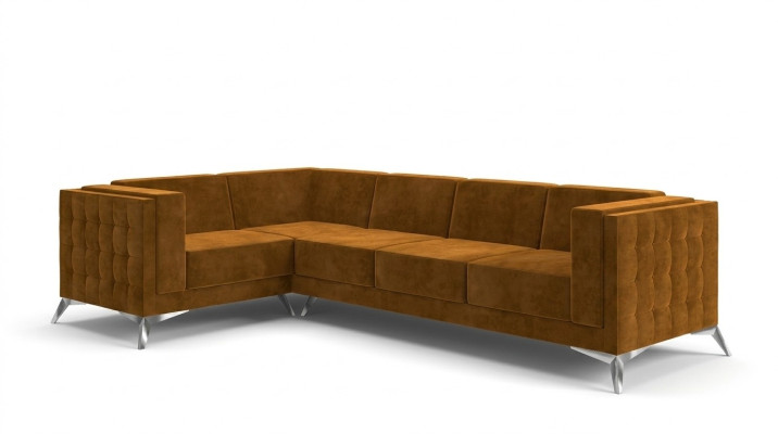 Sofa tekstylna Couch Żywy krajobraz Ustawić Design Nowoczesna Sofa Narożnikowa kanapa