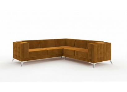 Narożnikowa kanapa Żywy krajobraz Design Sofa Couch Podkładka Siedziba Ustawić Włókienniczy