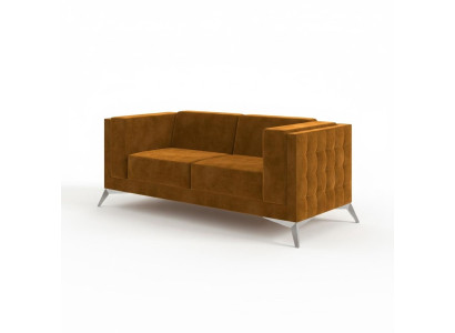 Dwumiejscowe 2 miejsce do siedzenia Chesterfield Podkładka Kanapa Materiał Kanapy Sofa Siedziba Ustawić