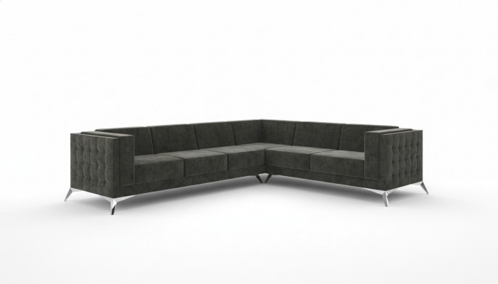 Design Esk Narożnikowa kanapa Kształt litery L Nowoczesne sofy Sofa materiałowa Sofa Żywy krajobraz