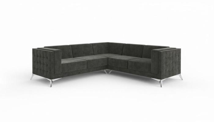 Żywy krajobraz Narożnikowa kanapa Sofa w kształcie litery L kanapa dekoracyjny projekt kanapa Włókienniczy nowoczesny