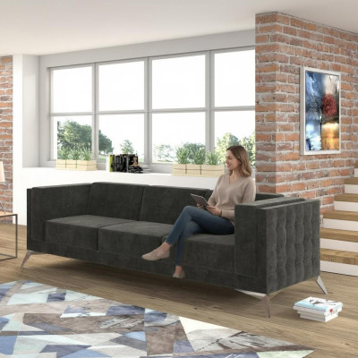 Design Sofa 3 miejsce do siedzenia Chesterfield Couch Podkładka Sofy Design Sofa Trzyosobowa Nowość