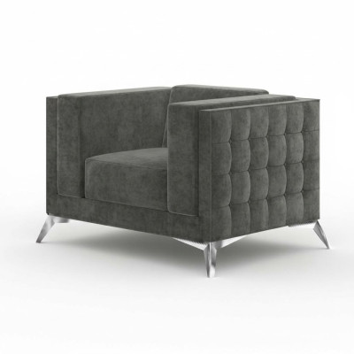 Chesterfield Fotel Couch 1 miejsce do siedzenia Kanapy Podkładka Nowa Sofa TV Włókienniczy