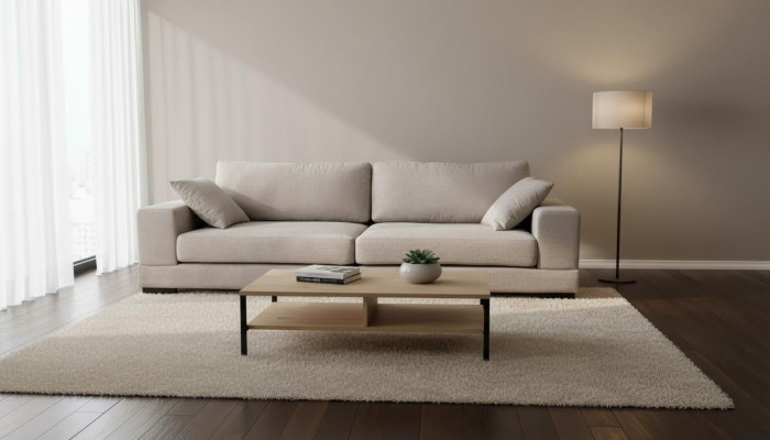 Sofa 4 miejsce do siedzenia sofy materiałowe luksusowa designerska kanapa kanapy duża Podkładka Lümmel 274cm