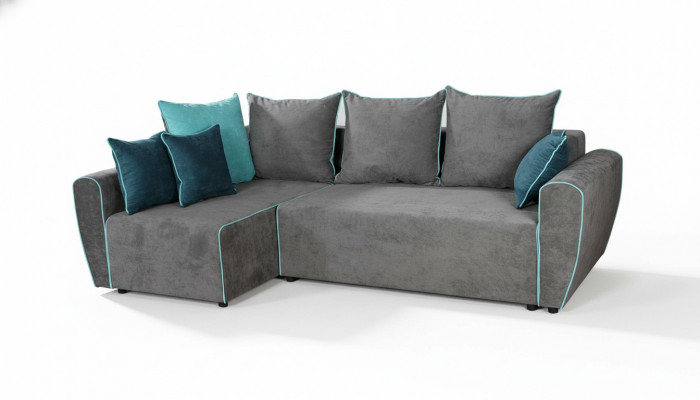 Duża Sofa Kanapa Narożnikowa kanapa Sleep xxl Podkładka Narożnik Ustawić Materiał Żywy krajobraz