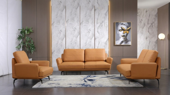 Skórzana sofa Zestaw sofowy dekoracja 3+2+1 miejsce do siedzenia zestaw tapicerowana sofa Ustawić kanapę