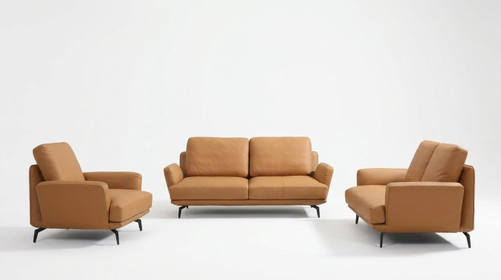 Skórzana sofa Zestaw sofowy dekoracja 3+2+1 miejsce do siedzenia zestaw tapicerowana sofa Ustawić kanapę