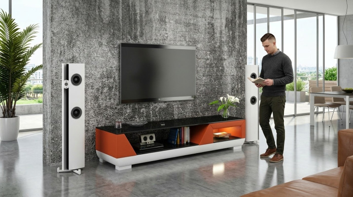 Komoda rtv Kredens Szafa Designerskie Meble Niska komoda Komody