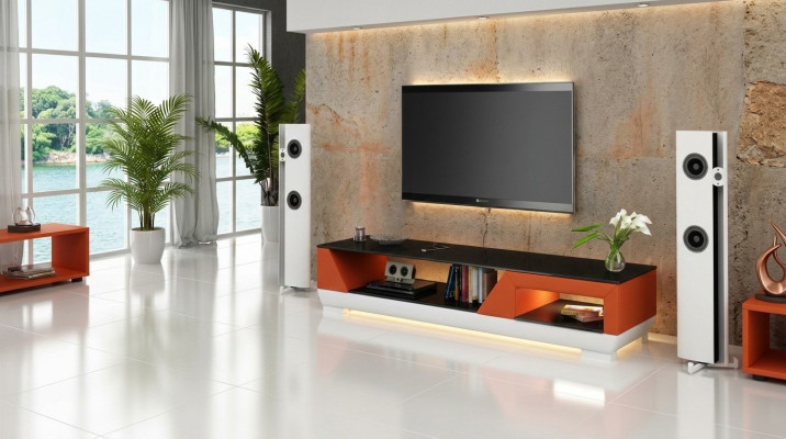 Komoda rtv Kredens Szafa Designerskie Meble Niska komoda Komody