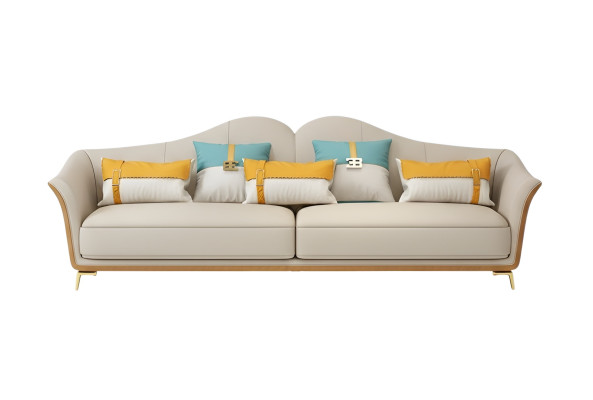 Luksusowa trzyosobowa kanapa Siedziba Podkładka 3 Siedziba Podkładka Couches Loung Club New Sofa