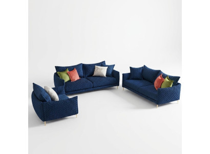 Sofa skórzana Zestawy kanapowe Siedziba Podkładka Sofa Chouch Ustawić 3+2+1 Skóra Materiał
