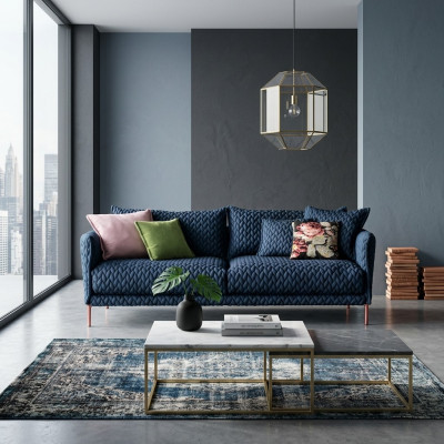 Sofa 3 miejsce do siedzenia Sofa Żywy krajobraz Nowoczesny Ustaw Design Sofa Siedziba Material