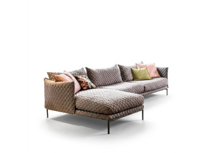 Narożnikowa kanapa Kanapa w kształcie litery L Żywy krajobraz Ustaw Design Sofa Modern Materiał Włókienniczy Nowość