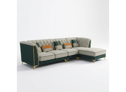 Design Narożnikowa kanapa LForm Skórzana Sofa Kanapa Żywy krajobraz Ustawić Design Nowoczesne Sofy