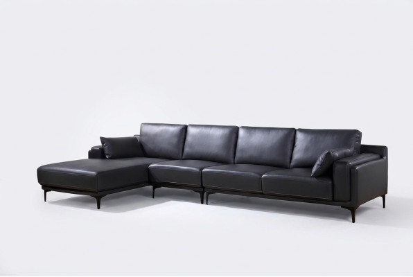 Sofa Design Narożnikowa kanapa LForm Skórzana Sofa Couch Żywy krajobraz Ustawić Nowoczesne Sofy