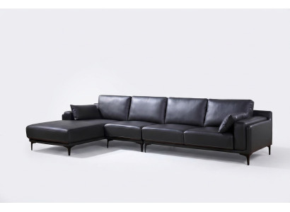 Sofa Design Narożnikowa kanapa LForm Skórzana Sofa Couch Żywy krajobraz Ustawić Nowoczesne Sofy