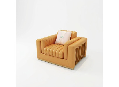 Fotel Design Couch Sofa Relaks Skóra Lounge Luksusowy Klub TV miejsce siedzące Podkładka