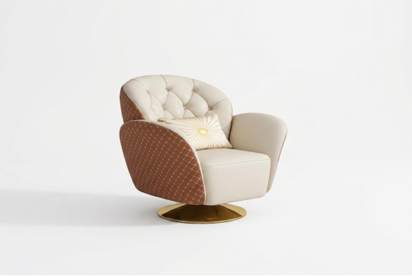Lounge Luxury TV Club Podkładka miejsce siedzące Fotel Design Couch Sofa Skóra Relaks