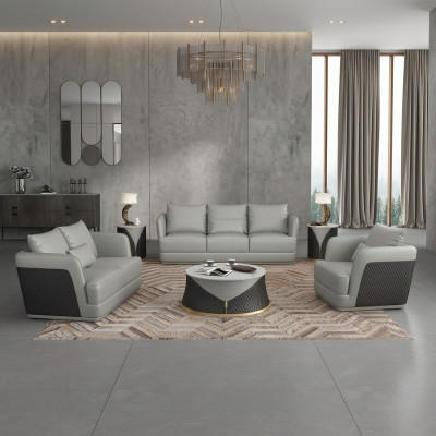 Design Zestaw sofowy Siedziba Podkładka Couch 321 Obcios Skórzana Sofa Podkładka Kanapy