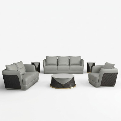 Design Zestaw sofowy Siedziba Podkładka Couch 321 Obcios Skórzana Sofa Podkładka Kanapy