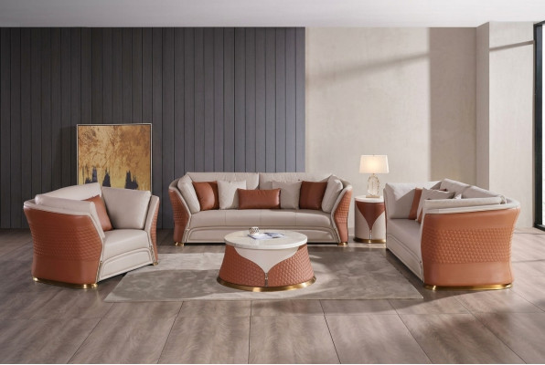 Zestaw sofowy komplet tapicerowany Żywy krajobraz Sofa Kanapa Podkładka Ustawić