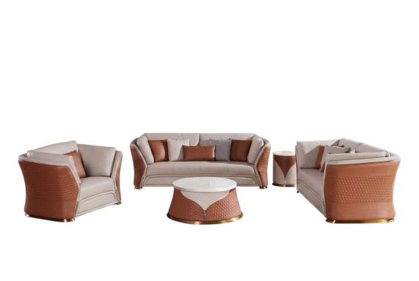 Zestaw sofowy komplet tapicerowany Żywy krajobraz Sofa Kanapa Podkładka Ustawić