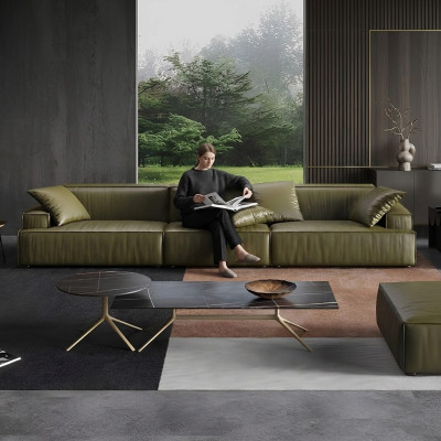 Skórzana sofa 6 miejsc siedzące xxl Kanapa Duża Sofa Lümmel Kanapy Sofy Kanapy Obcios