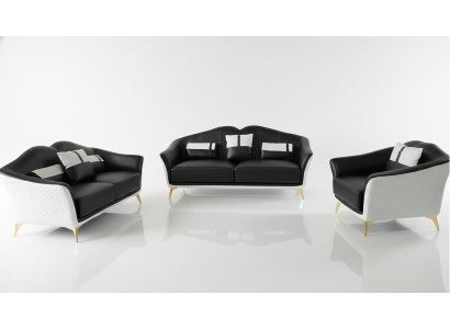 Designerskie Meble Trzyosobowe 3 miejsce do siedzenia Sofa Kanapa Podkładka Club Couches Sofas Lounge
