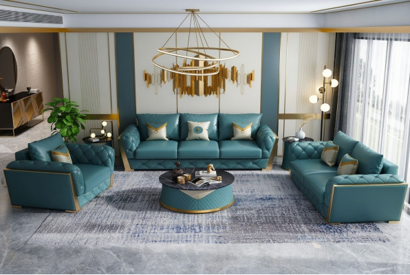 Sofa trzyosobowa designerska 3 miejsce do siedzenia, kanapa, podkładka do ustawiania sof