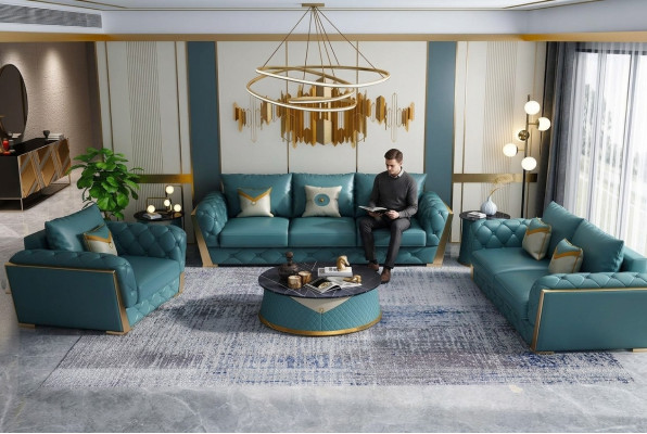 Zestaw sofowy 5 sztuk. Zestaw Siedziba Podkładka Obcios 2x Stoliki boczne Sofa stolik kawowy nowy