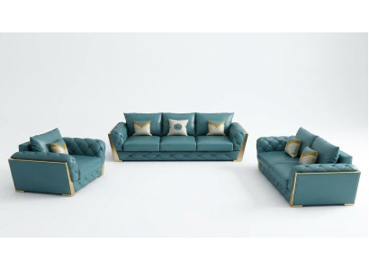 Zestaw sofowy 5 sztuk. Zestaw Siedziba Podkładka Obcios 2x Stoliki boczne Sofa stolik kawowy nowy
