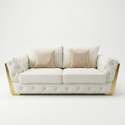 Design Two Seater Lounge Meble 2 miejsce do siedzenia Sofa Couch Podkładka Club Sofas Couches