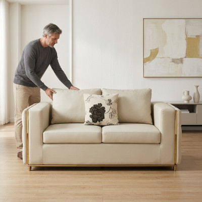 Sofa dwuosobowa designerska 2 miejsce do siedzenia Sofa Podkładka Ustawić Sofy Kanapy