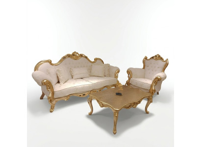 Sofa 3+3 miejsce do siedzenia Chesterfield luksusowa sofa 2-częściowa. Zestaw sofowy Classic Meble Nowość