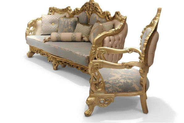 Klasyczny Zestaw sofowy 3+3+1 miejsce do siedzenia Chesterfield Relaks Fotel Meble Sofa Nowość