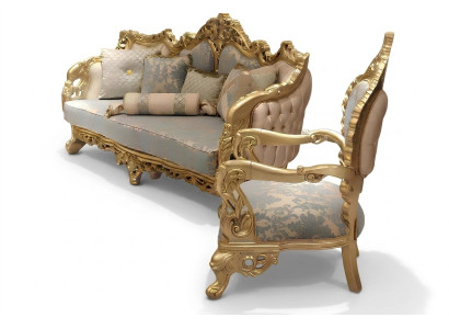 Klasyczny Zestaw sofowy 3+3+1 miejsce do siedzenia Chesterfield Relaks Fotel Meble Sofa Nowość
