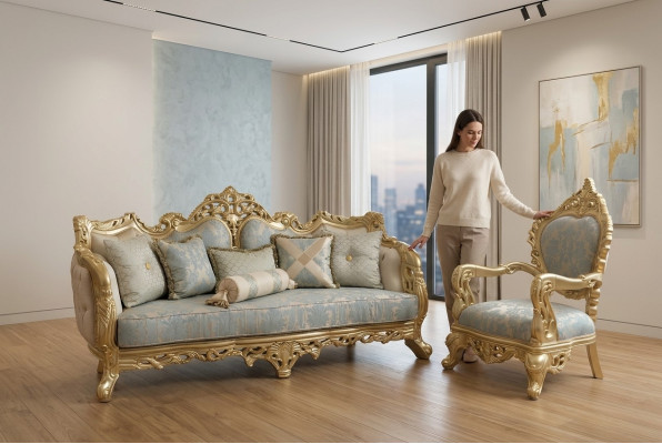 Zestaw sofowy 3+1 miejsce do siedzenia Fotel Ustaw Chesterfield Relaks Fotel Meble