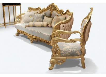 Zestaw sofowy 3+1 miejsce do siedzenia Fotel Ustaw Chesterfield Relaks Fotel Meble