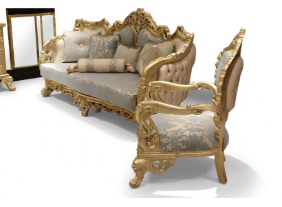 Zestaw sofowy 3+3 miejsce do siedzenia Chesterfield 2x Sofa Classic Relaks Fotel 2tlg.Meble