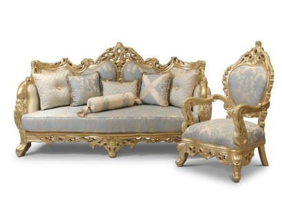 Chesterfield Sofa 3 miejsce do siedzenia Podkładka Sofa Classic Włókienniczy Drewno Nowe